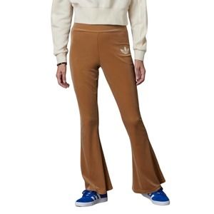 Adidas Women’s Brown Velour Flared Pants